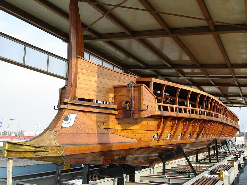 Trirreme replica Trirreme ateniense - Curiosidades de la Historia